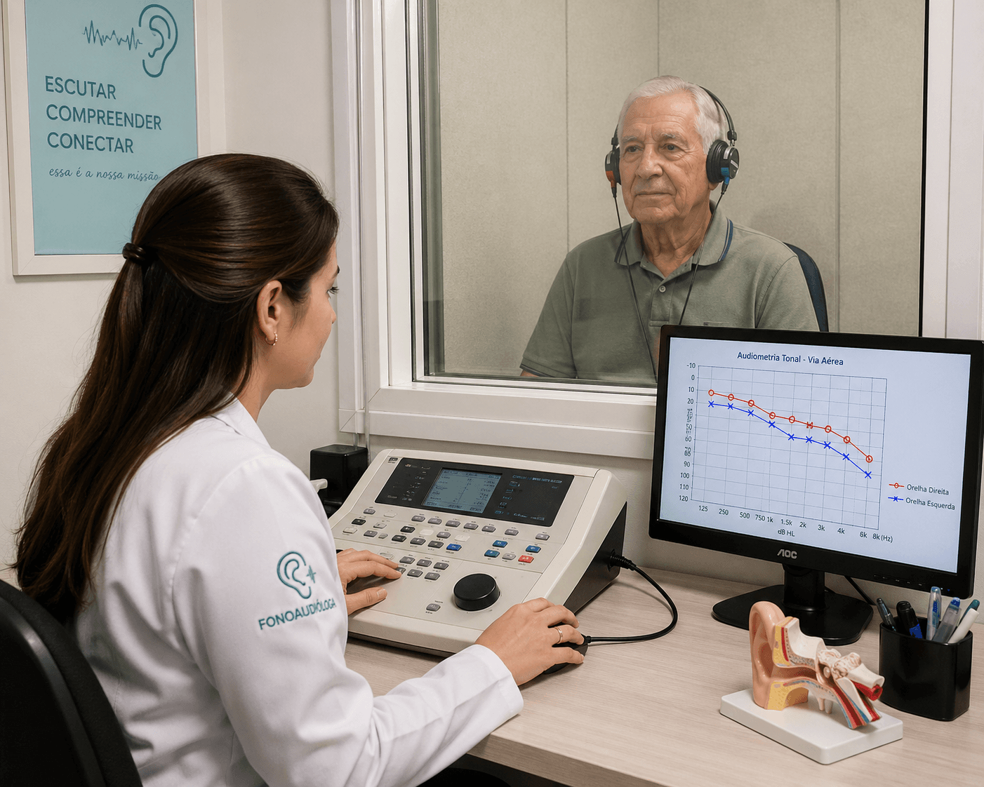 exame audiometria